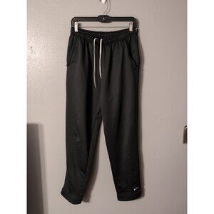 Nike Team Dri Fit Boy's Black Zip Hem/Pockets Track Pants Size L